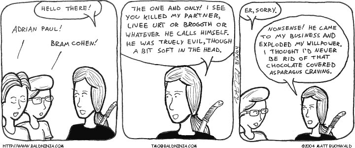 Comic graphic for 2004-08-02: Hostile Takeover