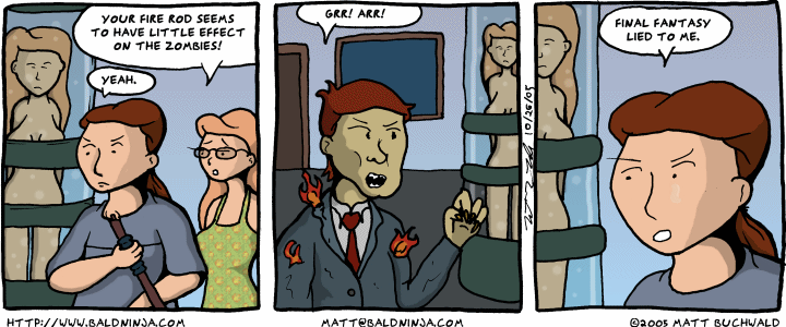 Comic graphic for 2005-10-26: Weakness