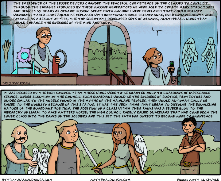 Comic graphic for 2006-08-23: The Ancient Book, Part 3