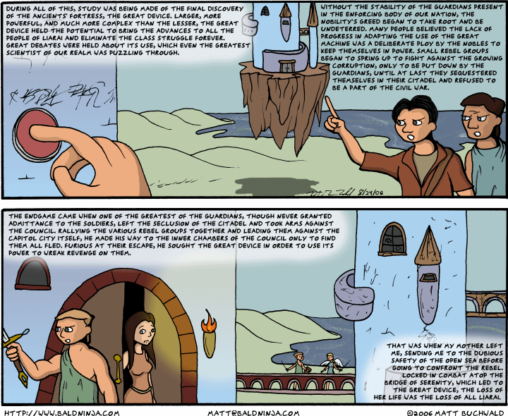 Comic graphic for 2006-08-24: The Ancient Book, Part 4